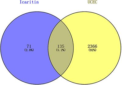 Mechanism of action of icaritin on uterine corpus endometrial carcinoma based on network pharmacology and experimental evaluation